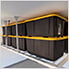 Heavy Duty 4’ x 8' Overhead Garage Storage Rack