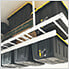 3-in-1 Heavy Duty 4’ x 8' Overhead Garage Storage System