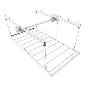 Retractable 4’ x 8’ Overhead Garage Storage Rack