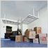 Heavy Duty 4’ x 8' Overhead Garage Storage Rack
