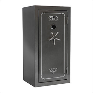 Haven 36-Gun Safe with Electronic Lock (Metal Grey)