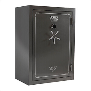 Haven 48-Gun Safe with Electronic Lock (Metal Grey)