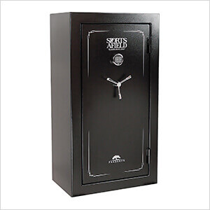 Preserve Fire Rated 32-Gun Safe with Electronic Lock (Black)