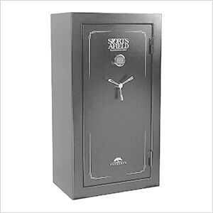 Preserve Fire Rated 32-Gun Safe with Electronic Lock (Gloss Silver)