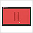 Red Wall Cabinet (4-Pack)