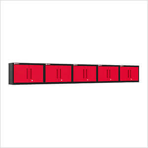 Red Wall Cabinet (5-Pack)