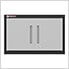 Grey 5-Piece Garage Cabinet System with Levelers