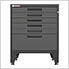 Black 6-Piece Garage Cabinet System with Levelers