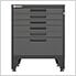 Black 8-Piece Garage Cabinet System with Levelers