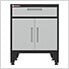 Grey 6-Piece Garage Cabinet Kit with Levelers and Casters