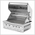 Aluminum Slate 3-Piece Outdoor Kitchen Set with 36-Inch Liquid Propane Platinum Grill