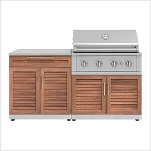 Grove 4-Piece Outdoor Kitchen Set with 36-Inch Natural Gas Performance Grill