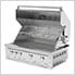 Aluminum Slate 4-Piece Outdoor Kitchen Set with 40-Inch Liquid Propane Platinum Grill