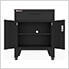 Black 4-Piece Garage Cabinet Set with Levelers