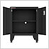 Black 7-Piece Garage Cabinet Set with Levelers