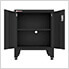 Black 8-Piece Garage Cabinet Set with Levelers