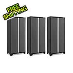 NewAge Garage Cabinets 3 x BOLD Series 36-Inch Grey Locker