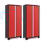 NewAge Garage Cabinets 2 x BOLD Series 36-Inch Red Locker