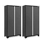 NewAge Garage Cabinets 2 x BOLD Series 42-Inch Grey Locker