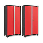 NewAge Garage Cabinets 2 x BOLD Series 42-Inch Red Locker