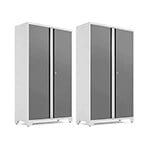 NewAge Garage Cabinets 2 x BOLD Series 42-Inch Platinum Locker