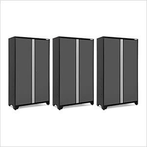 3 x BOLD Series 48-Inch Grey Locker
