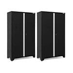 NewAge Garage Cabinets 2 x BOLD Series 48-Inch Black Locker