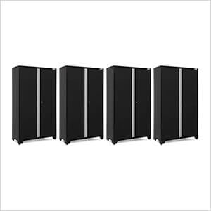 4 x BOLD Series 48-Inch Black Locker