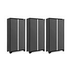 NewAge Garage Cabinets 3 x BOLD Series Grey 42-Inch RTA Locker