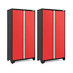 NewAge Garage Cabinets 2 x BOLD Series Red 42-Inch RTA Locker
