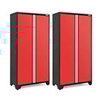 NewAge Garage Cabinets 2 x BOLD Series Red 42-Inch RTA Locker