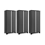 NewAge Garage Cabinets 3 x BOLD Series Grey 36-Inch RTA Locker