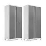 NewAge Garage Cabinets 2 x BOLD Series Platinum 36-Inch RTA Locker