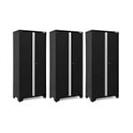 NewAge Garage Cabinets 3 x BOLD Series Black 36-Inch RTA Locker