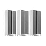 NewAge Garage Cabinets 3 x BOLD Series Platinum 30-Inch RTA Locker