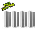 NewAge Garage Cabinets 4 x BOLD Series Platinum 30-Inch RTA Locker