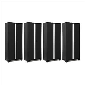 4 x BOLD Series Black Lockers