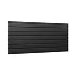 NewAge Garage Cabinets BOLD Series 48-Inch Steel Slatwall Backsplash (Black)