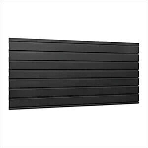 BOLD Series 48-Inch Steel Slatwall Backsplash (Black)