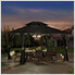 10 x 12 Aluminum Frame 2-Tier Steel Hardtop Solar Powered Gazebo