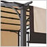 Lindt 9.5 x 11 ft. Outdoor Steel Arched Pergola with Adjustable Canopy