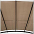9.5 x 11.5 ft. Outdoor Steel Arched Pergola with Adjustable Canopy