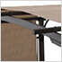 9.5 x 11.5 ft. Outdoor Steel Arched Pergola with Adjustable Canopy