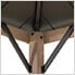 8 x 12 Grill Gazebo with Electrical Outlets and Shelves (Brown)