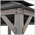 12 x 20 Cedar Framed Gazebo with 2-Tier Aluminum Hardtop Roof
