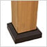 9 x 9 Wooden Hardtop Gazebo with Ceiling Hook (Brown Roof)
