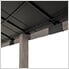 12 x 20 Cedar Framed Gazebo with 2-Tier Aluminum Hardtop Roof (Black Roof)