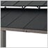 12 x 20 Cedar Framed Gazebo with 2-Tier Aluminum Hardtop Roof (Black Roof)