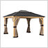 Universal Curtains and Mosquito Netting for 11 ft. x 13 ft. Wood Gazebos