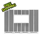 NewAge Garage Cabinets BOLD Series Platinum 6-Piece Set (No Countertop)